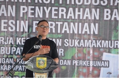 Iwan Setiawan Dijuluki Bapak Kopi Kabupaten Bogor