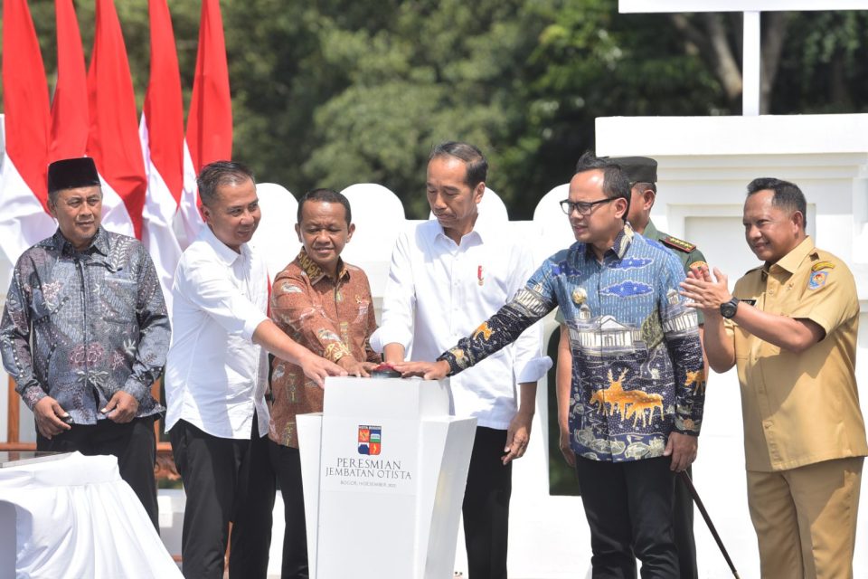 Presiden Jokowi Resmikan Jembatan Otista Kota Bogor