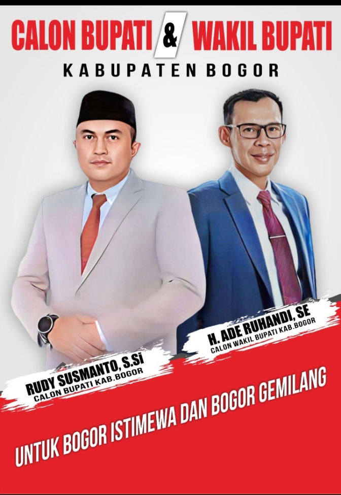 Forum Independen Bogor Raya (FIBR) Mendukung dan Memenangkan Rudy Susmanto dan Ade Ruhandi Menjadi Bupati Bogor 2024-2029