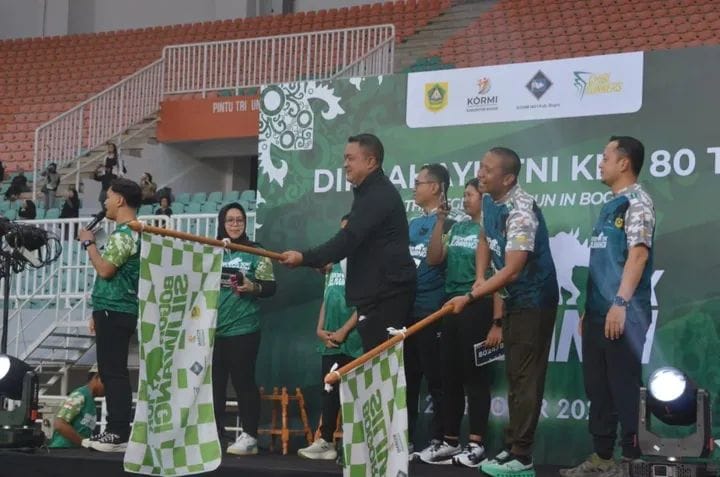 Hut Ke-80 TNI, Sukses Gelar Bogor Siliwangi Run 10K