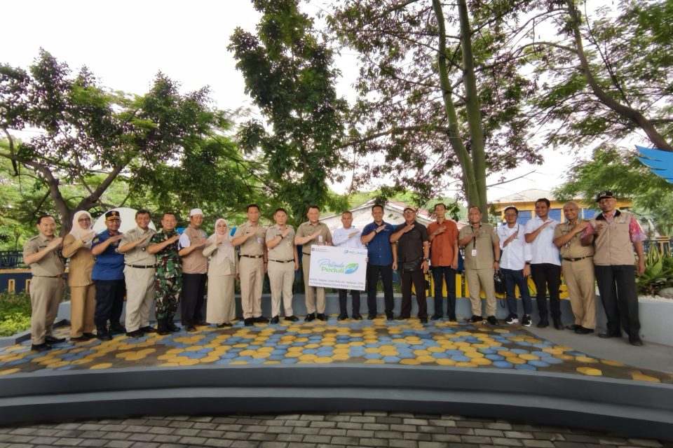 TJSL PT Pelindo Regional 2 Tanjung Priok Kolaborasi Dengan Kecamatan Cilincing Resmikan Taman Raja Udang