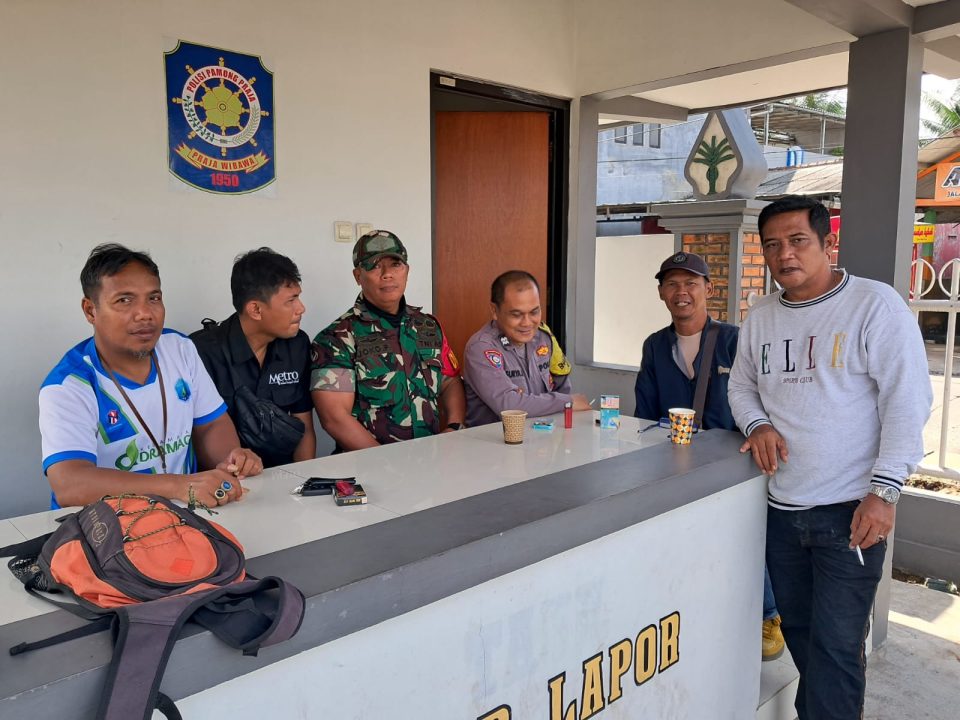 Sinergitas TNI - Polri Laksanakan Sambang Kamtibmas Ke Pos Pol PP