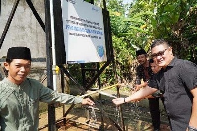 IPC TPK Bangun Fasilitas Air Bersih Untuk Masyarakat Muaro Jambi